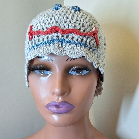 RSS Crochet Handmade Cotton Smiley  Hat Beanie - Picture 2 of 8